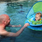 Loving my first dip in the pool!