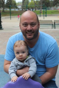 Daddy and Theo at the Park