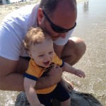 Theo loves the beach!
