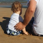 Daddy and Theo - Beach Buddies